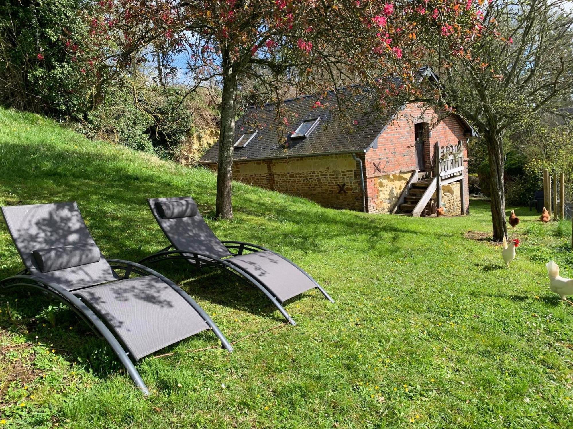 Gite "Le Refuge" Dans Un Domaine De 7Ha Au Calme Vimoutiers Eksteriør billede